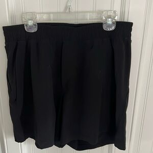 Lululemon Black 5” Pace Breaker unlined Shorts Sz M